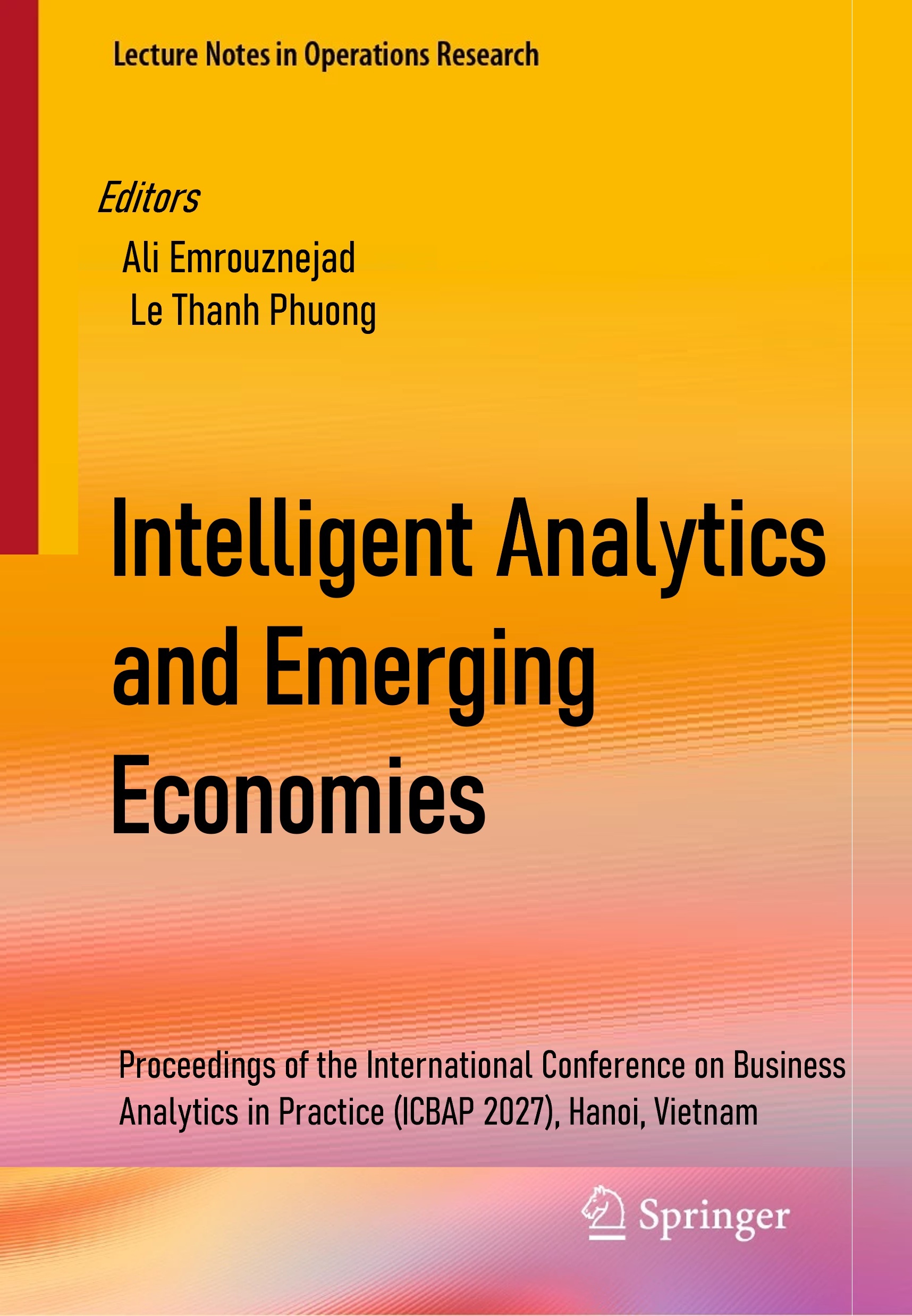 Intelligent Analytics and Emerging Economies – ICBAP2027 Proceedings Book Cover